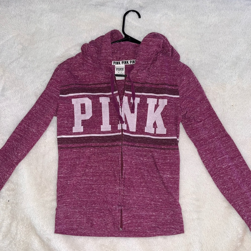 PINK Victorias Secret - Purple Zip up hoodie